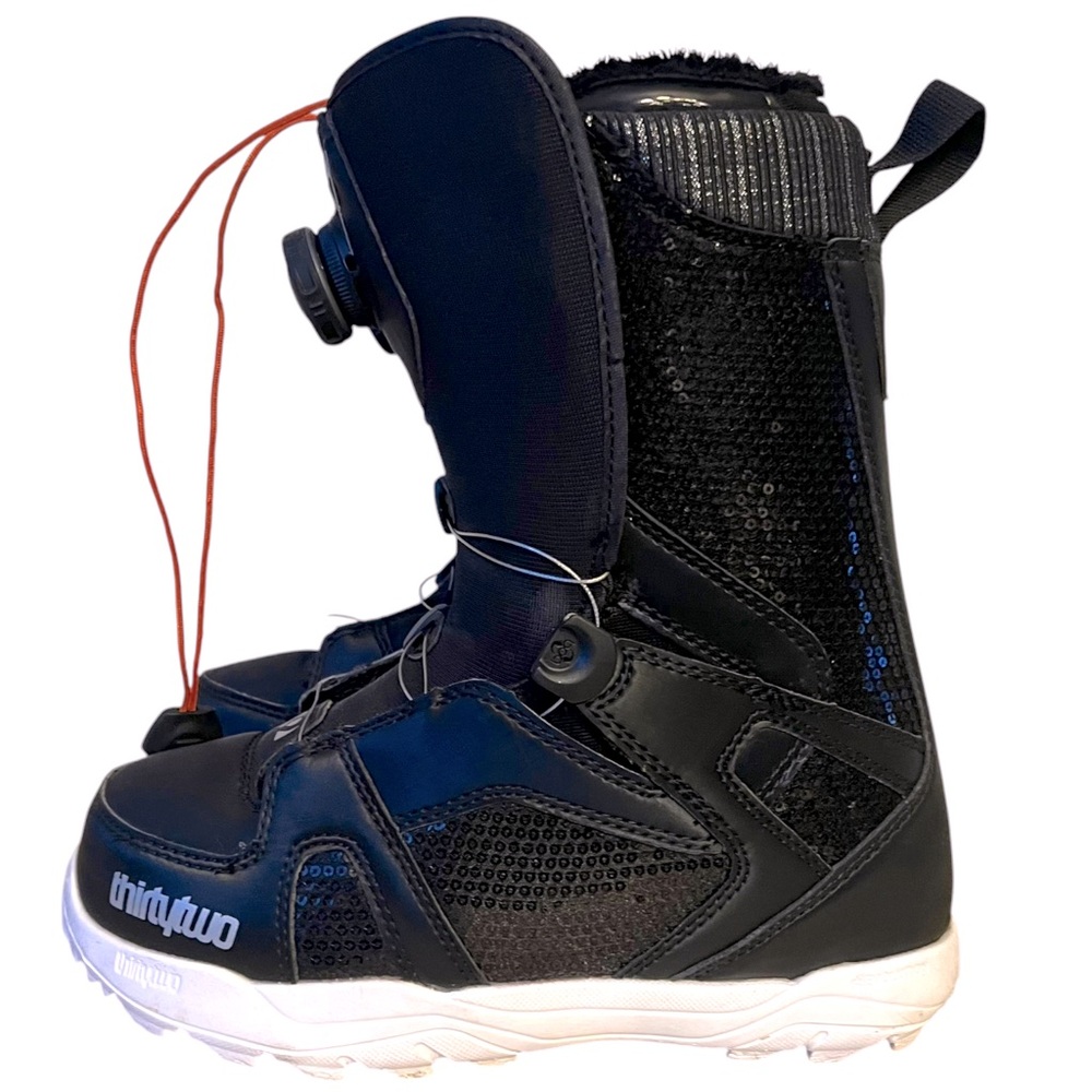 Thirty Two Womens STW Boa Snowboard Boots Black Sequin Ladies Size 7